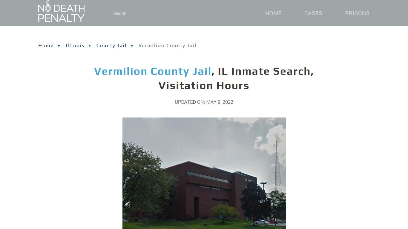 Vermilion County Jail, IL Inmate Search, Visitation Hours